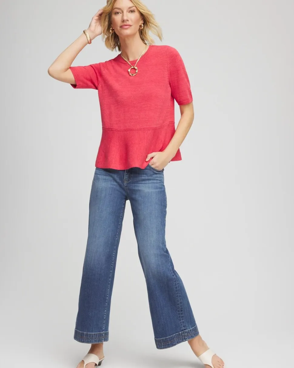 Pullover Peplum Sweater