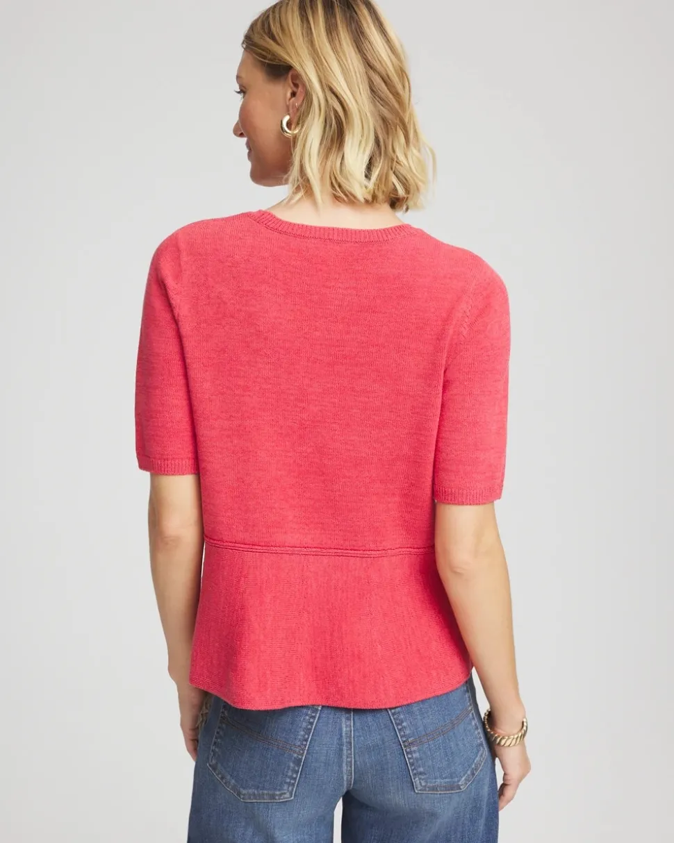 Pullover Peplum Sweater