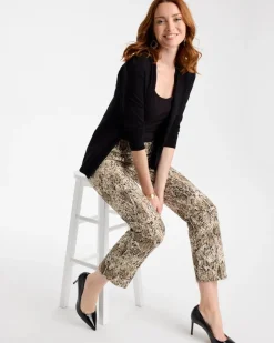 Python Animal Print Emme Slim Pants