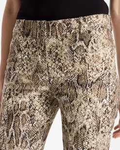 Python Animal Print Emme Slim Pants