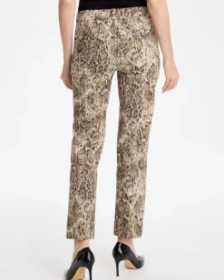 Python Animal Print Emme Slim Pants