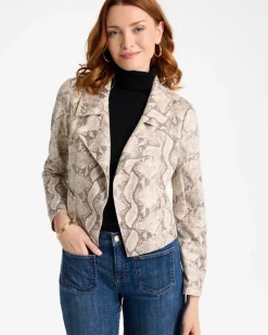 Python Animal Print Jacket
