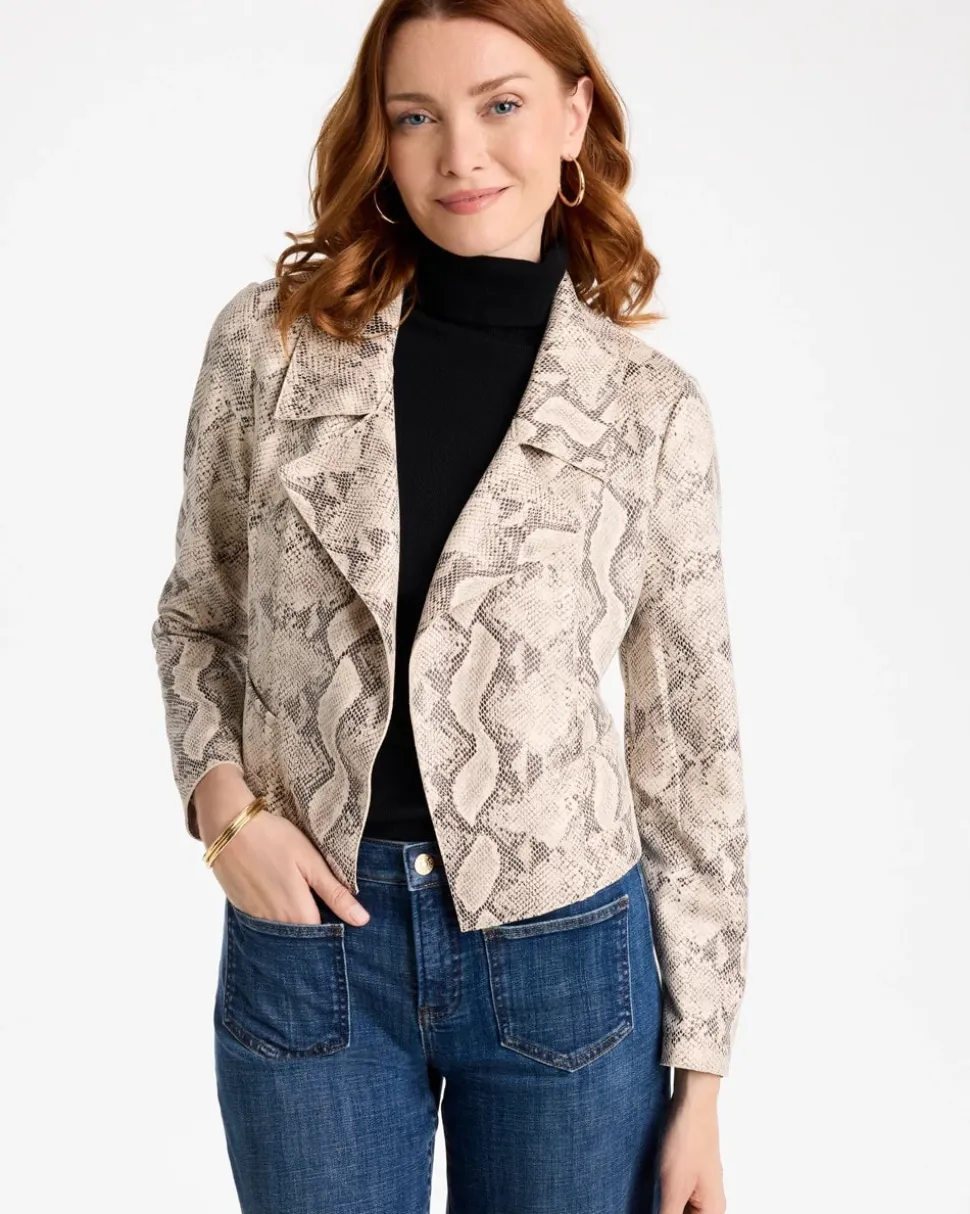 Python Animal Print Jacket