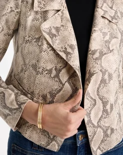Python Animal Print Jacket