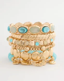 Quartz Stone Small Stretch Bracelet