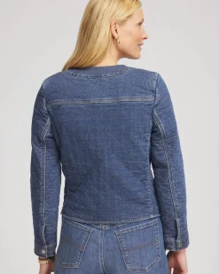 Quilted Denim Jacket