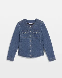Quilted Denim Jacket