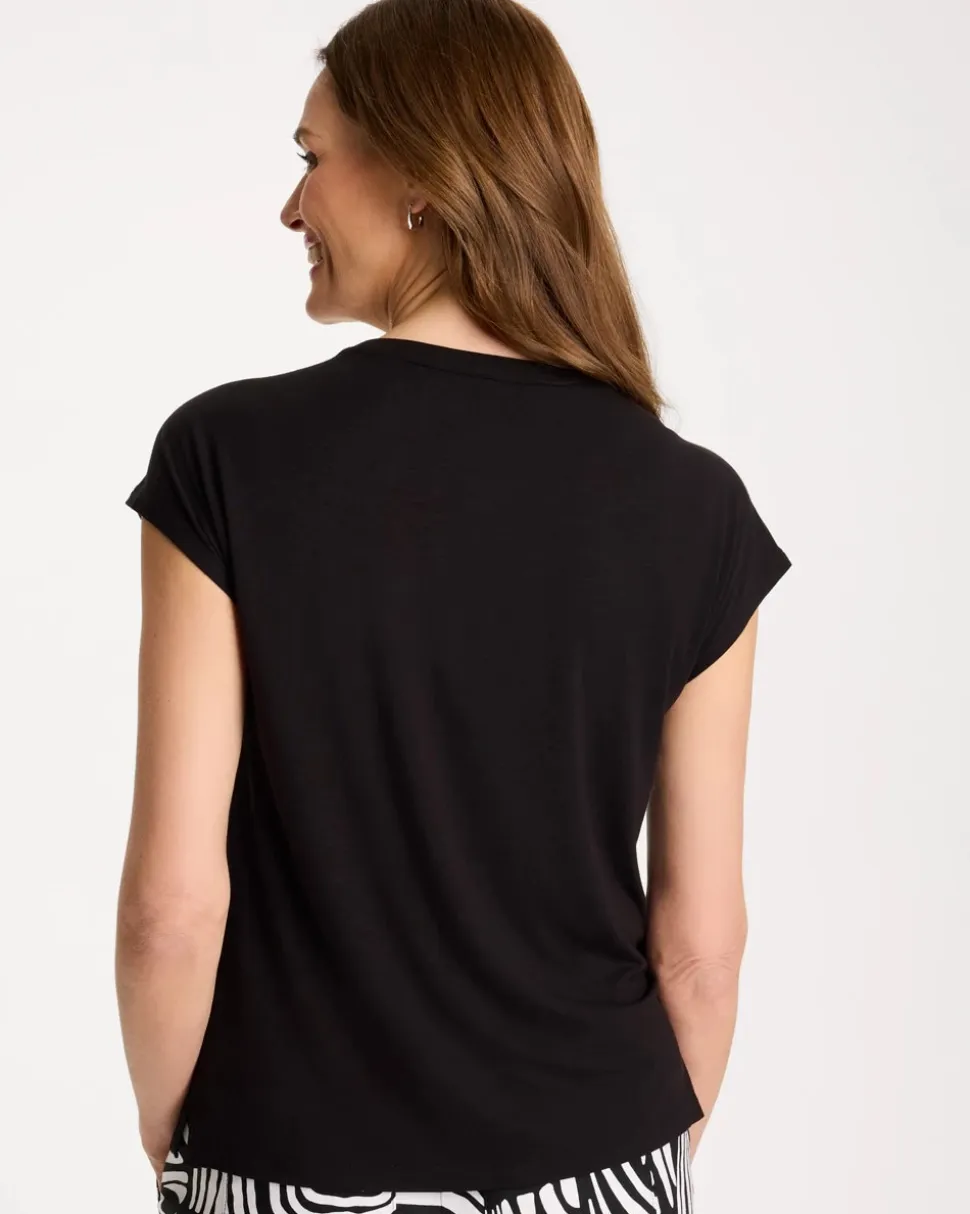 Refined Button Tee