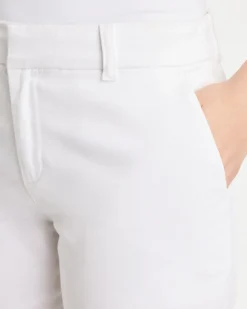 Relaxed Boyfriend Chino Crop Pants