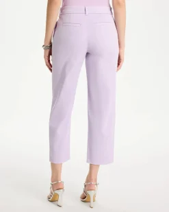 Relaxed Boyfriend Chino Crop Pants