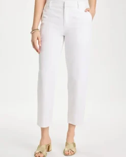 Relaxed Boyfriend Chino Crop Pants