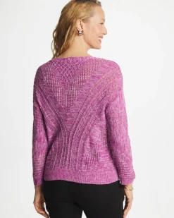 Relaxed Dolman Pullover Sweater