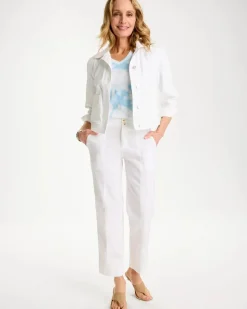Relaxed Linen Crop Pant