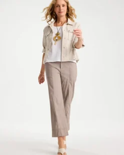 Relaxed Linen Crop Pant