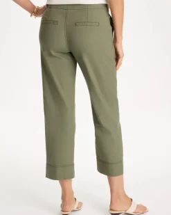 Relaxed Linen Crop Pant