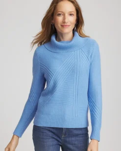 Ribbed Cowlneck Sweater