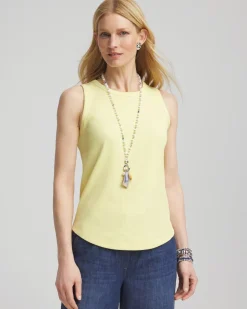 Ribbed High-Neck Tank