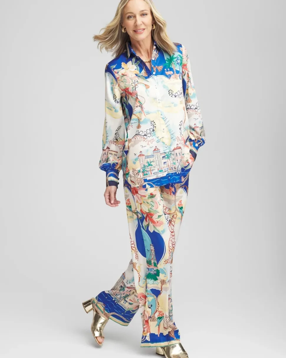 Sanibel Island Print Pants