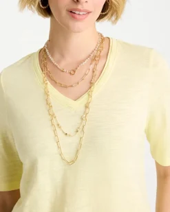 Sea Foam Multi-Strand Convertible Necklace