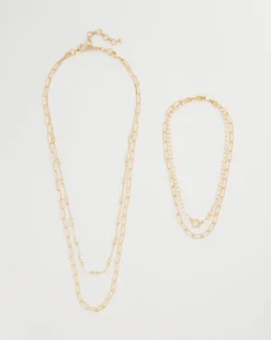 Sea Foam Multi-Strand Convertible Necklace