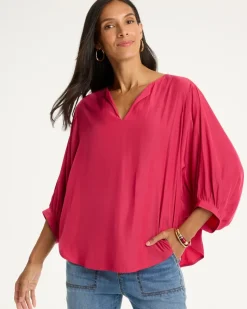 Sea Island Batwing Sleeve Blouse