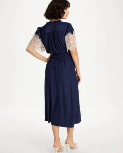 Sea Island Crinkled Midi Dress