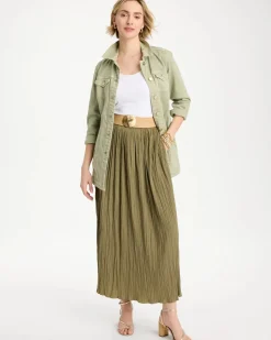 Sea Island Pull-On Maxi Skirt
