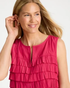 Sea Island Tiered Sleeveless Tank