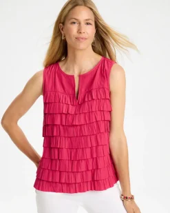 Sea Island Tiered Sleeveless Tank