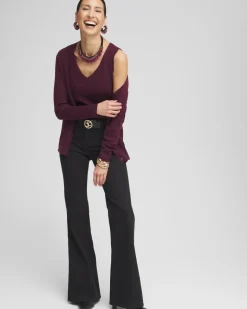 Shimmer Ribbed Sweater Tank