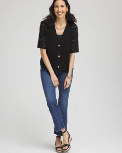 Short Button-down Cardigan