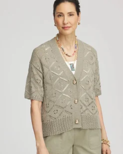 Short Button-down Cardigan