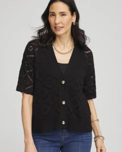 Short Button-down Cardigan