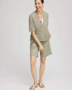Short Button-down Cardigan