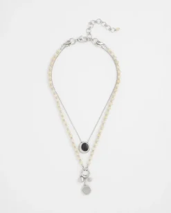 Short Double Strand Pendant