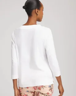 Short Pima 3/4 Sleeve Tee