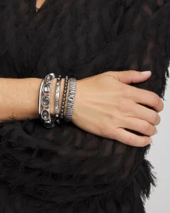 Silver Hinge Bangle