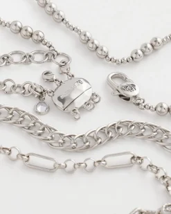 Silvertone Lobster-Claw Necklace Converter