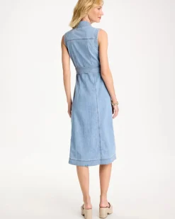 Sleeveless Denim Dress