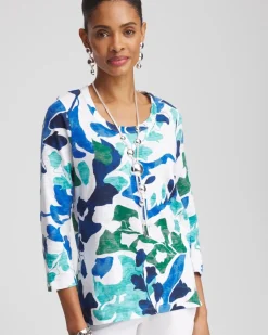 Slub Scoop Neck Tee