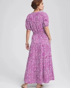Smocked Waist Maxi Dress
