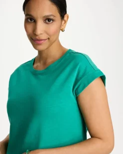 Soft-Stretch Cotton Slub Dress