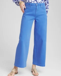 So Slimming® High-Rise Wide Cropped Jeans