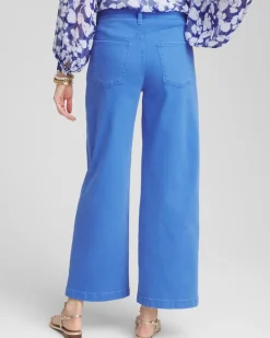 So Slimming® High-Rise Wide Cropped Jeans