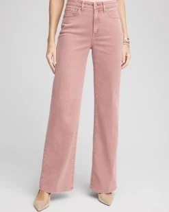 So Slimming® High Rise Wide Leg Jeans