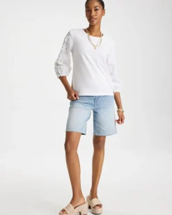 Star Cutout 3/4 Sleeved Tee