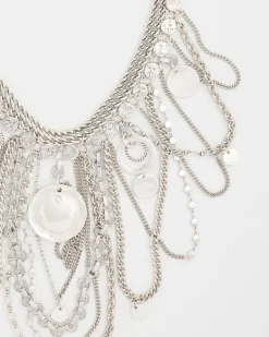 Statement Charm Bib Necklace