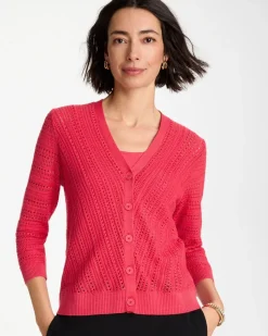 Stitchy V-Neck Cardigan
