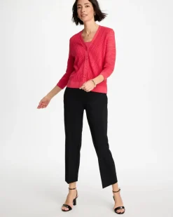 Stitchy V-Neck Cardigan
