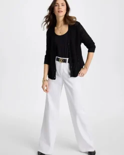 Stitchy V-Neck Cardigan